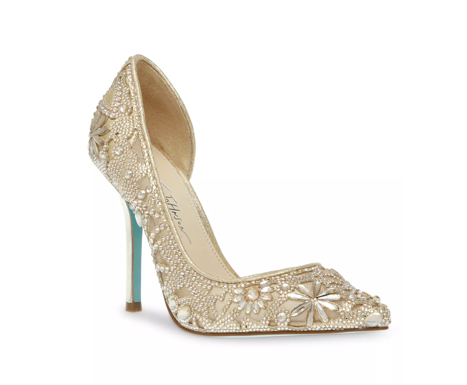 Betsey Johnson Women's Chic Rhinestone Evening Pumps