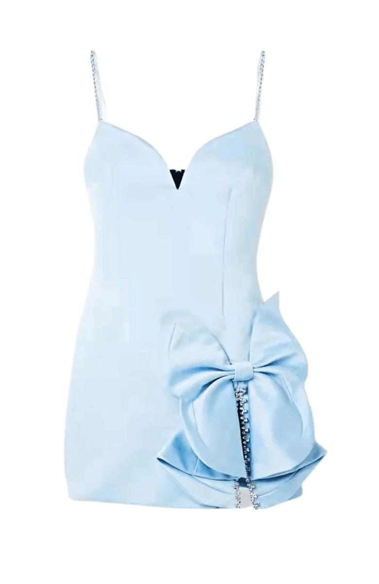 Women's Satin Sleeveless Mini Dress