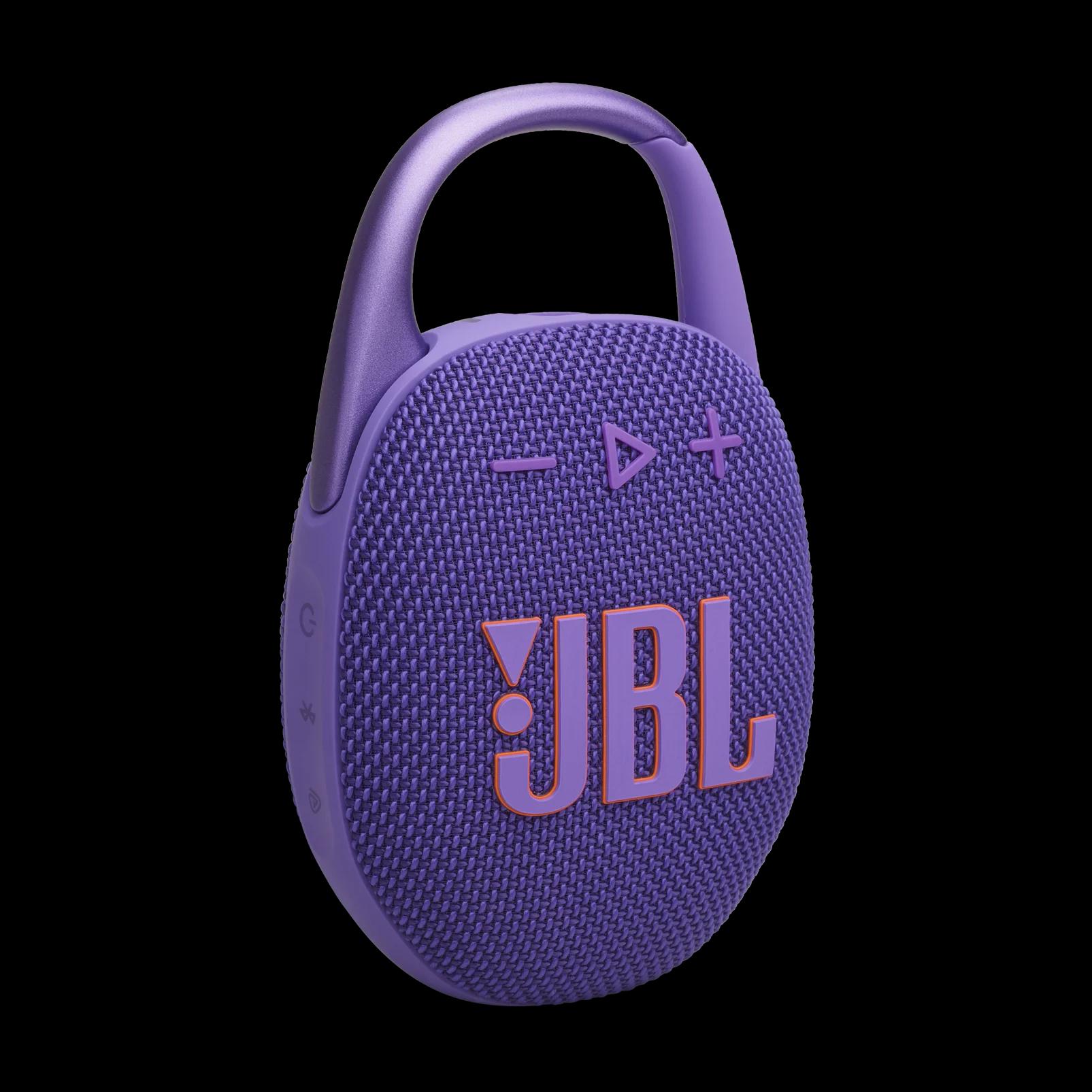 JBL Clip 5 Portable Waterproof Bluetooth Speaker (Purple)