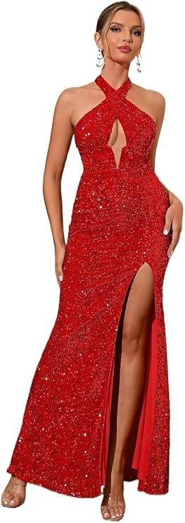 Women's 2024 Elegant Summer Bodycon Long Dress For All The Occasions--Formal, Evening Prom, Party, Wedding, Cocktail, Night Club, Dating, Vacation, etc.